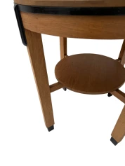 Art Deco Amsterdamse School Round Side Table, 1920s